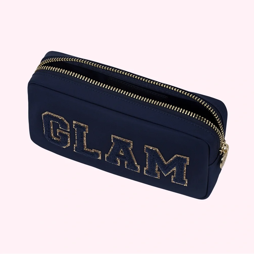 Stoney Clover Lane Glam Small Pouch - Sapphire (pre patched) - Picture 14 of 16
